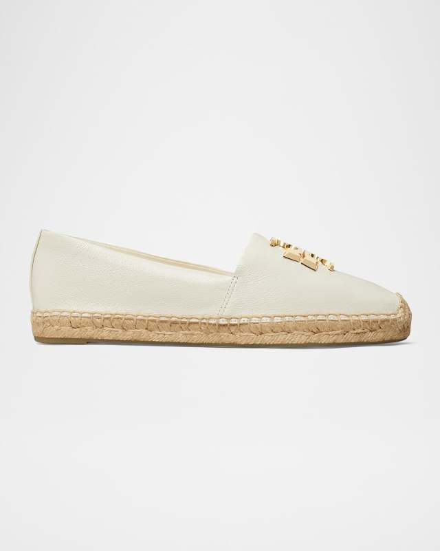 Eleanor Leather Medallion Espadrilles